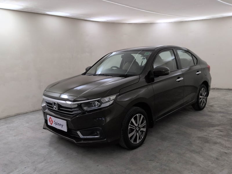 Used 2023 Honda Amaze VX CVT 1.2 Petrol Petrol Automatic exterior LEFT FRONT CORNER VIEW