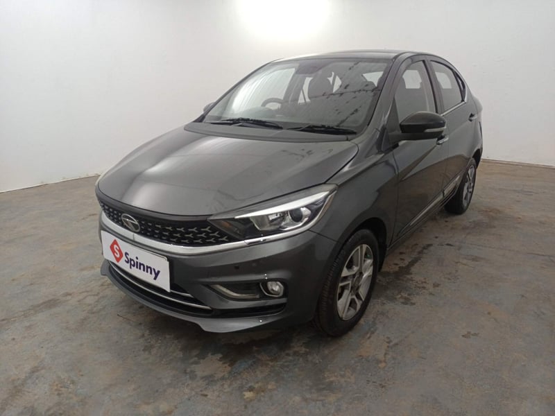 Used 2022 Tata Tigor XZA Plus Petrol Automatic exterior LEFT FRONT CORNER VIEW