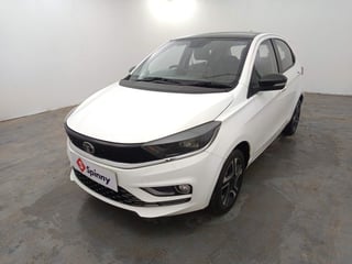 Used 2025 Tata Tiago XZ Plus Petrol Manual exterior LEFT FRONT CORNER VIEW