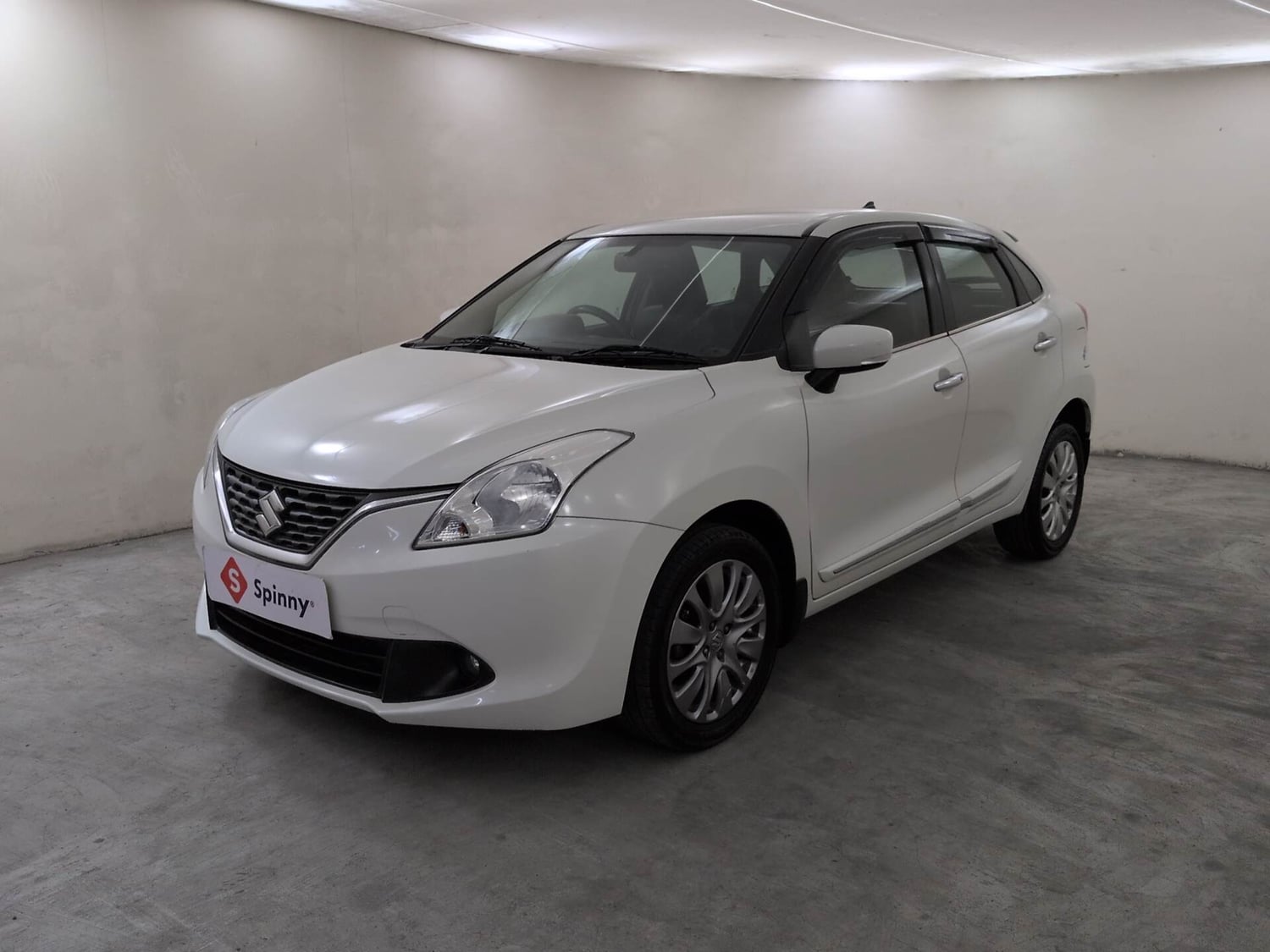 Used 2017 Maruti Suzuki Baleno Zeta 1.2 AT Petrol Automatic exterior LEFT FRONT CORNER VIEW