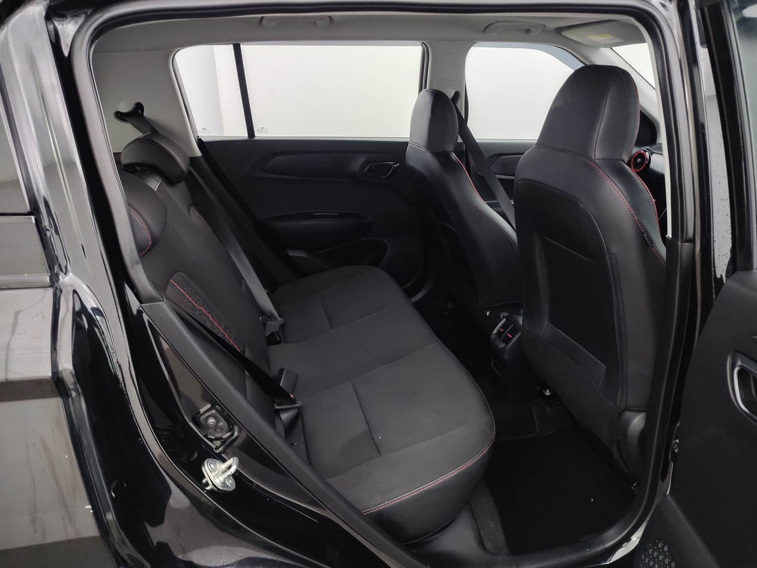 Used 2024 Hyundai Exter SX (O) Connect 1.2 AMT Knight Edition Petrol Automatic interior RIGHT SIDE REAR DOOR CABIN VIEW