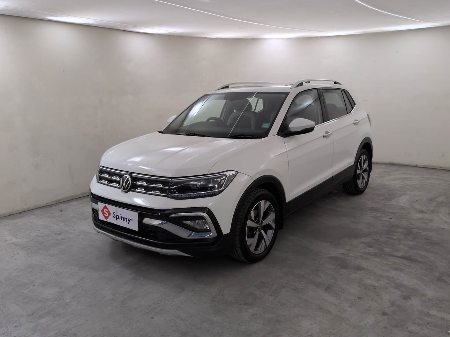 Used 2022 Volkswagen Taigun Topline 1.0 TSI AT Petrol Automatic exterior LEFT FRONT CORNER VIEW