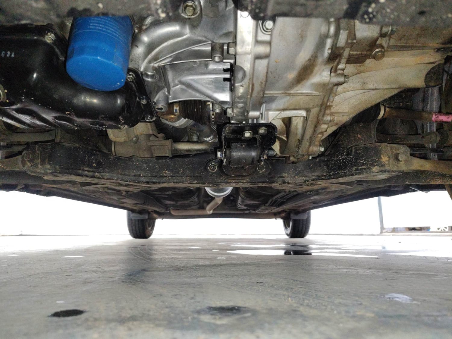 Used 2024 Hyundai Grand i10 Nios Sportz 1.2 Kappa VTVT Petrol Manual extra FRONT LEFT UNDERBODY VIEW