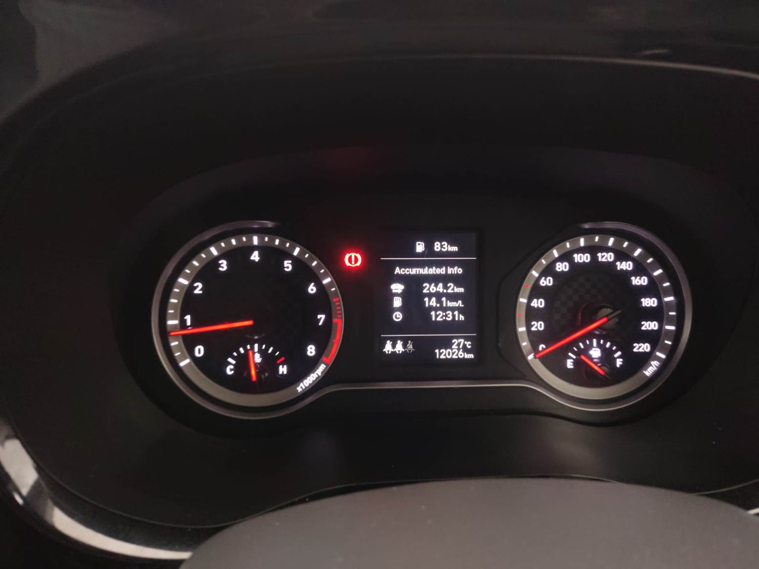 Used 2024 Hyundai Grand i10 Nios Sportz 1.2 Kappa VTVT Petrol Manual interior CLUSTERMETER VIEW