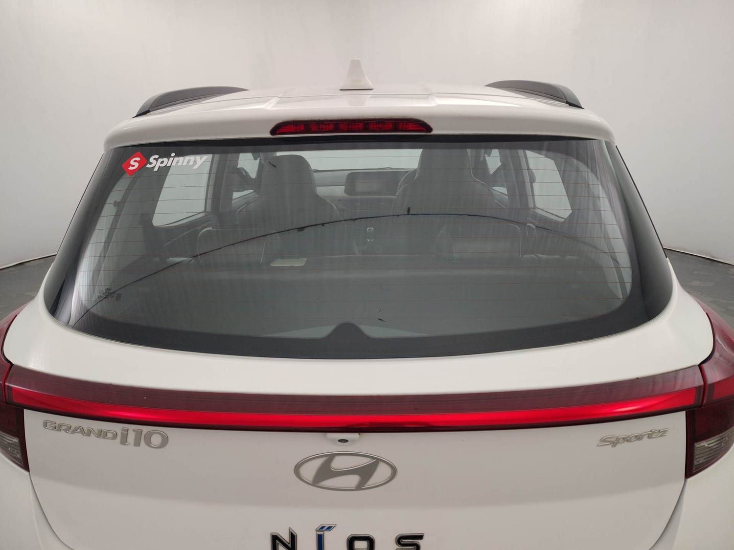 Used 2024 Hyundai Grand i10 Nios Sportz 1.2 Kappa VTVT Petrol Manual exterior BACK WINDSHIELD VIEW