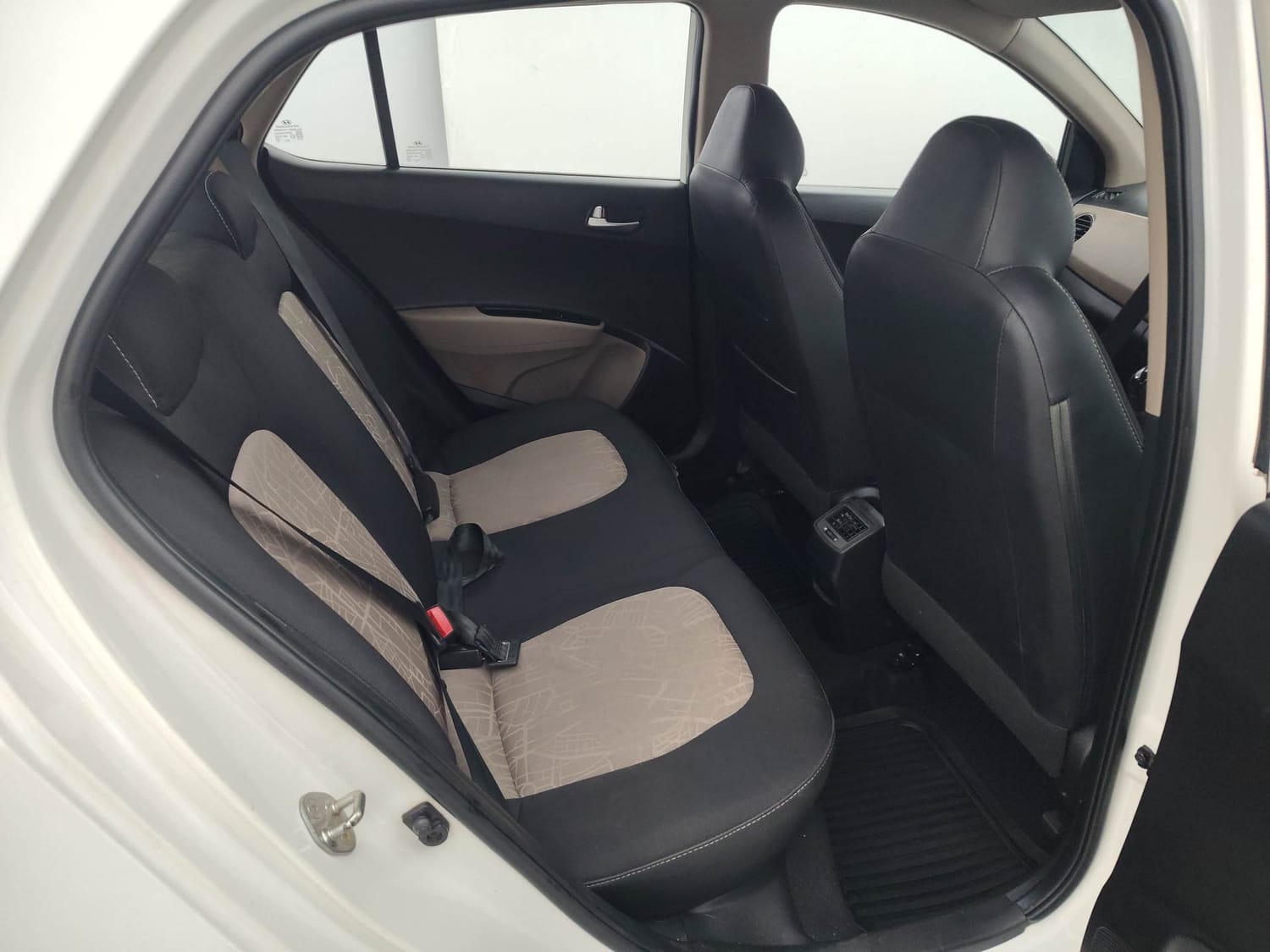 Used 2013 Hyundai Grand i10 Sportz AT 1.2 Kappa VTVT Petrol Automatic interior RIGHT SIDE REAR DOOR CABIN VIEW