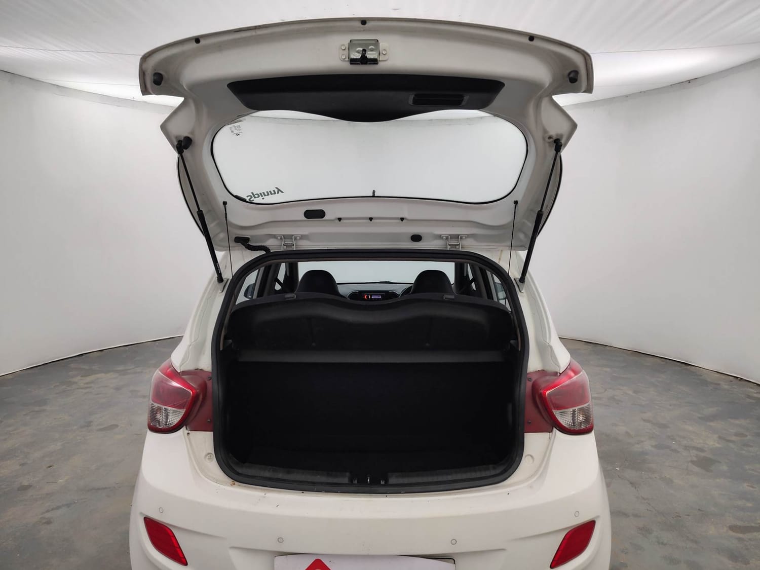 Used 2013 Hyundai Grand i10 Sportz AT 1.2 Kappa VTVT Petrol Automatic interior DICKY DOOR OPEN VIEW