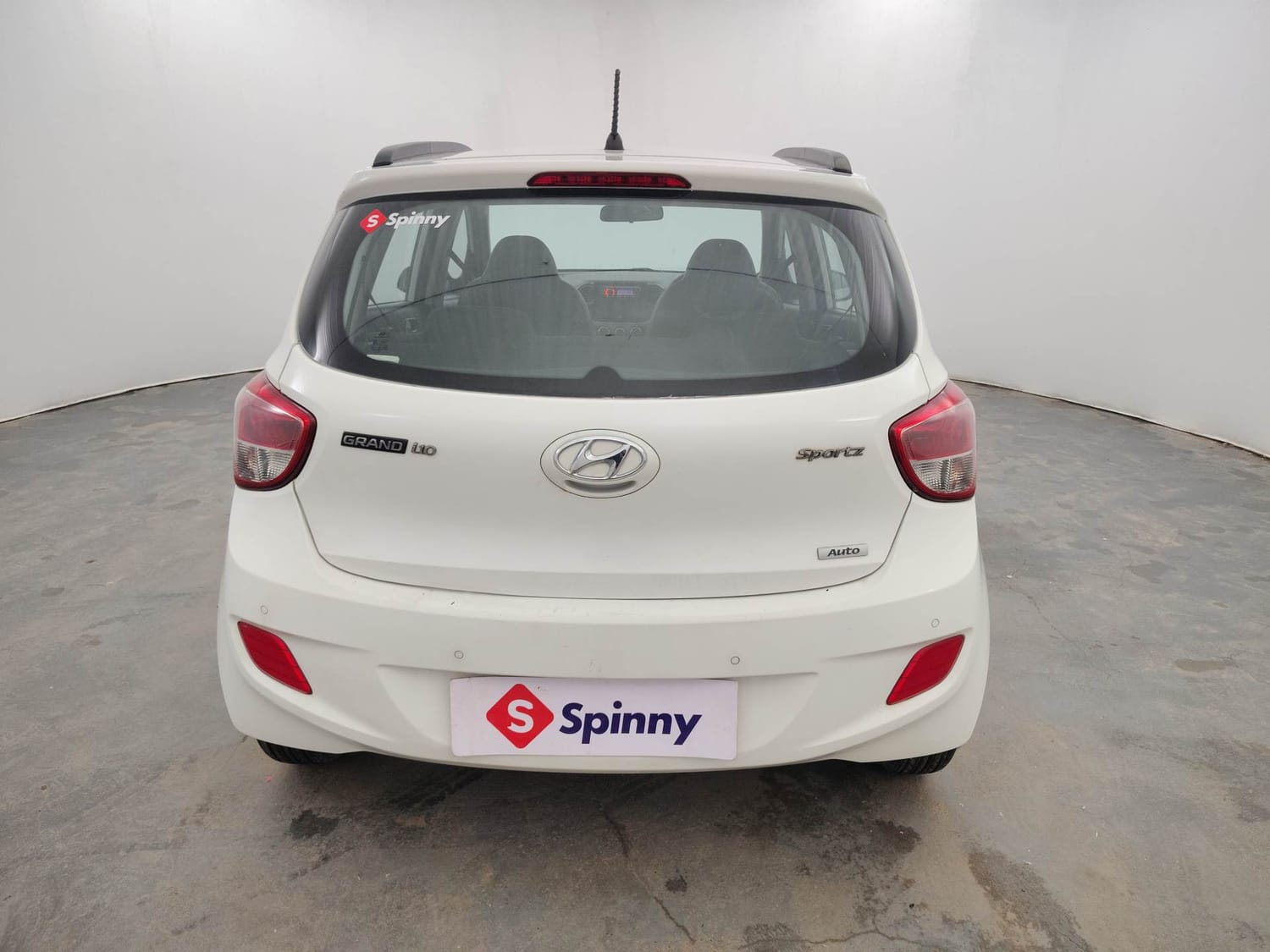 Used 2013 Hyundai Grand i10 Sportz AT 1.2 Kappa VTVT Petrol Automatic exterior BACK VIEW