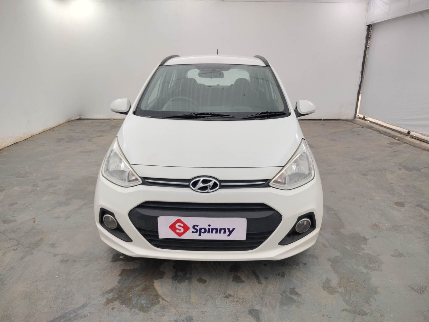 Used 2013 Hyundai Grand i10 Sportz AT 1.2 Kappa VTVT Petrol Automatic exterior FRONT VIEW