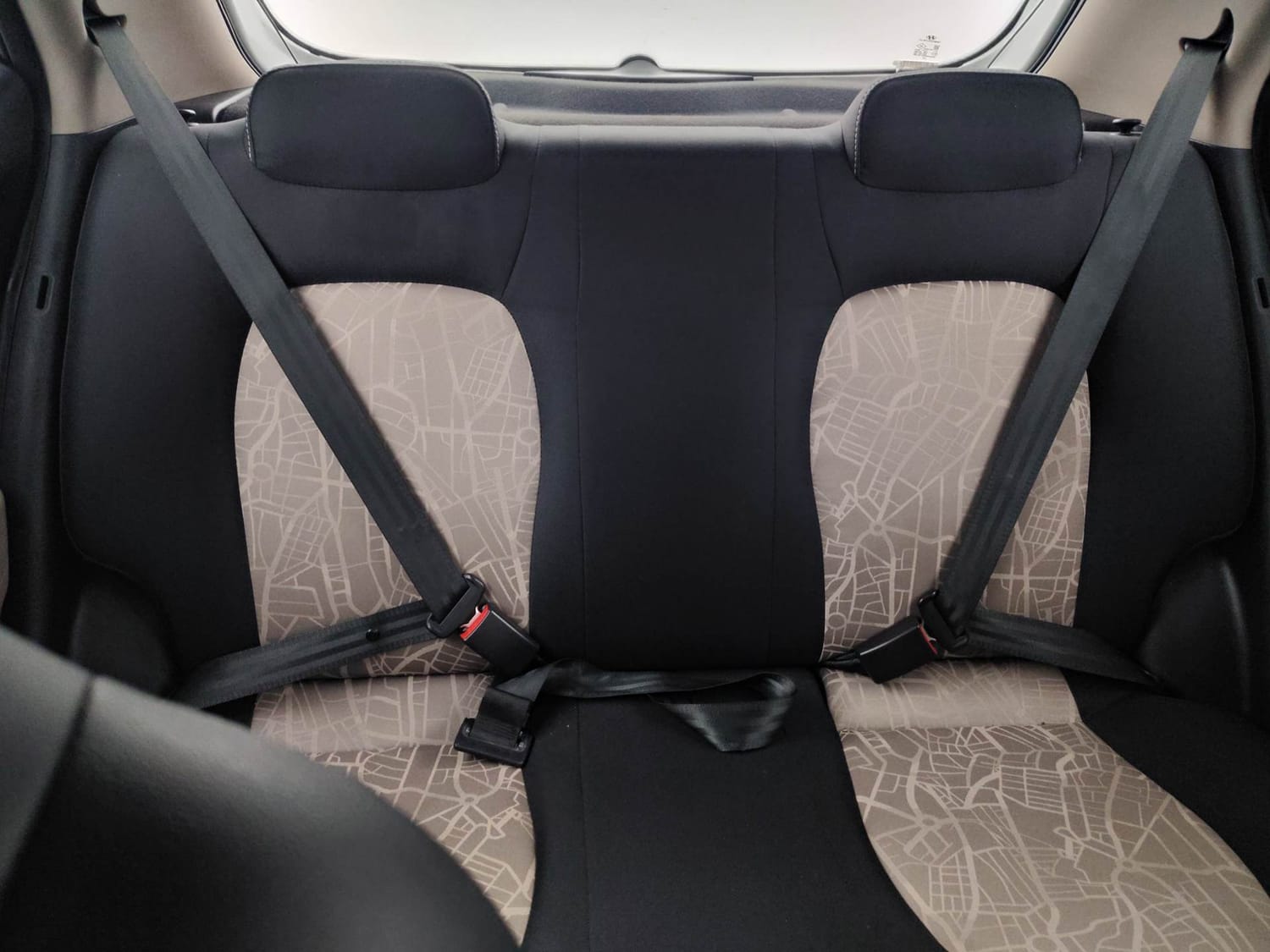 Used 2013 Hyundai Grand i10 Sportz AT 1.2 Kappa VTVT Petrol Automatic interior REAR SEAT CONDITION VIEW