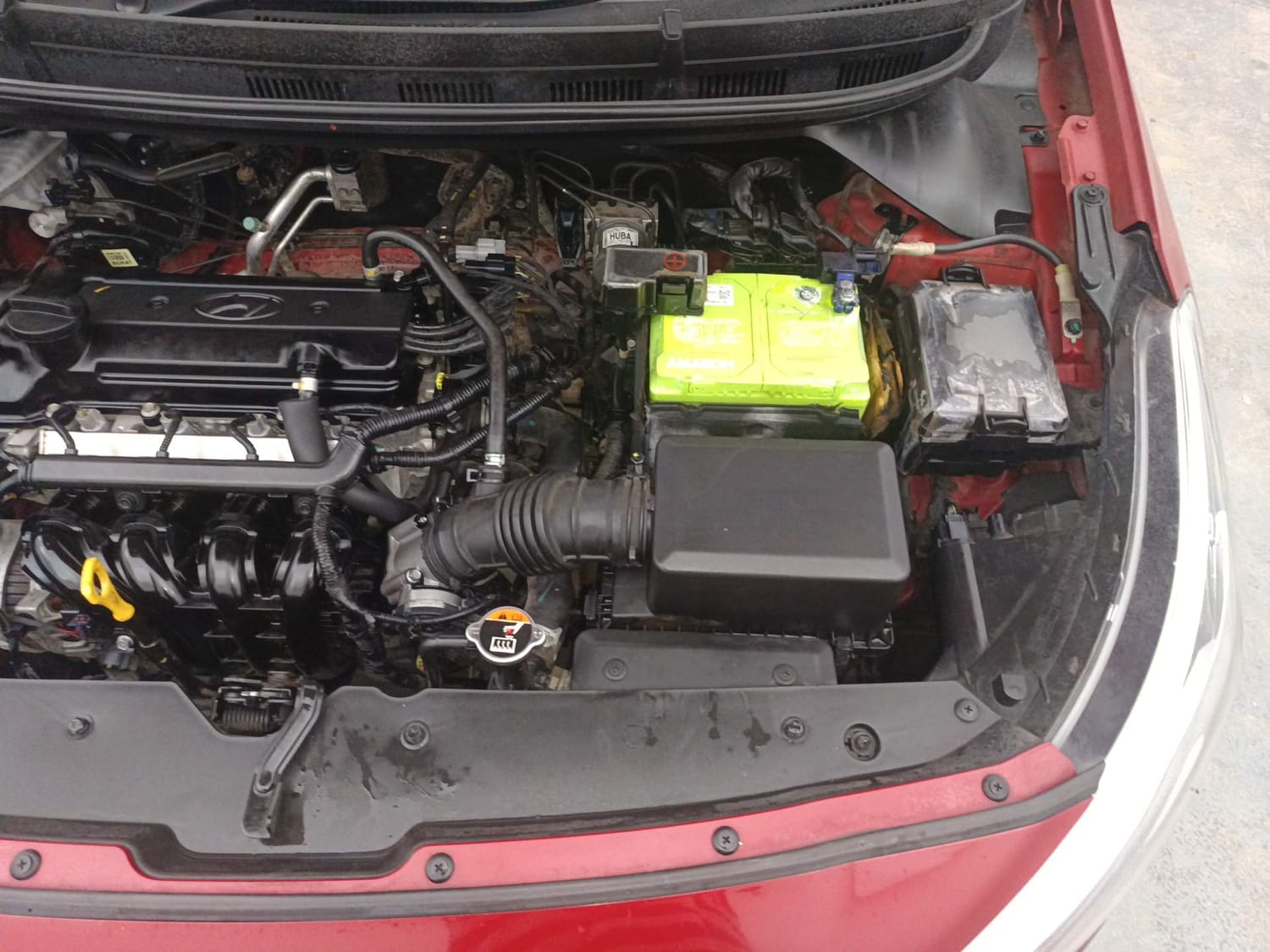 Used 2016 Hyundai Elite i20 Sportz 1.2 Petrol Manual engine ENGINE LEFT SIDE VIEW
