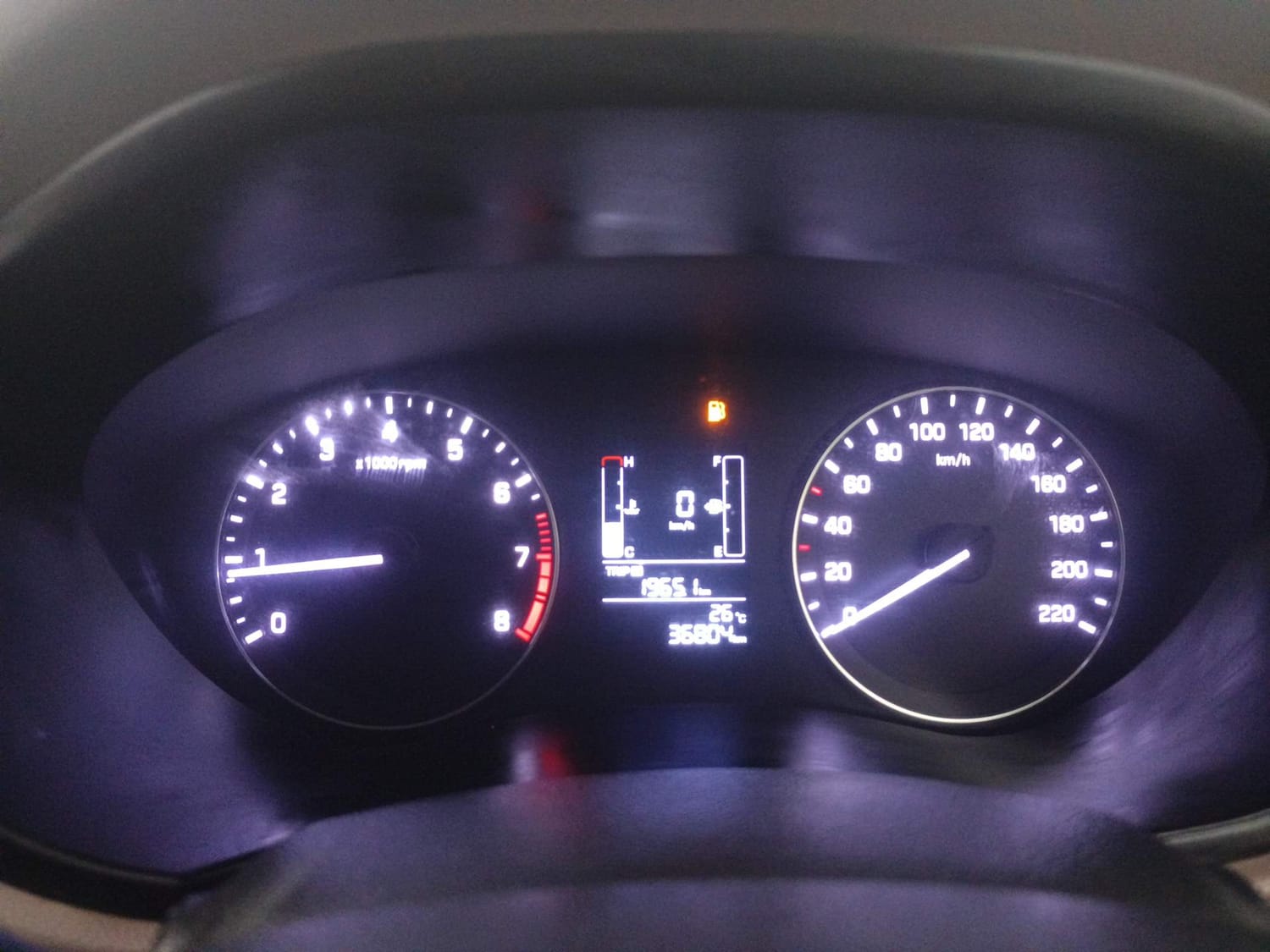 Used 2016 Hyundai Elite i20 Sportz 1.2 Petrol Manual interior CLUSTERMETER VIEW