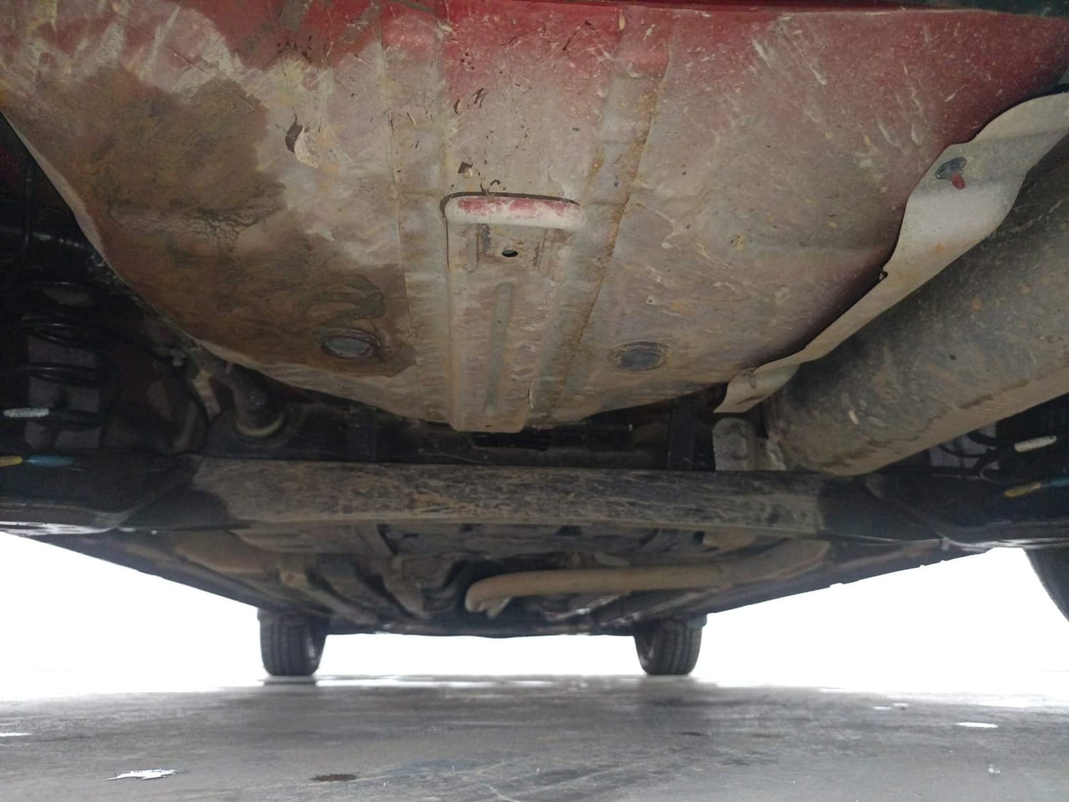 Used 2016 Hyundai Elite i20 Sportz 1.2 Petrol Manual extra REAR UNDERBODY VIEW (TAKEN FROM REAR)