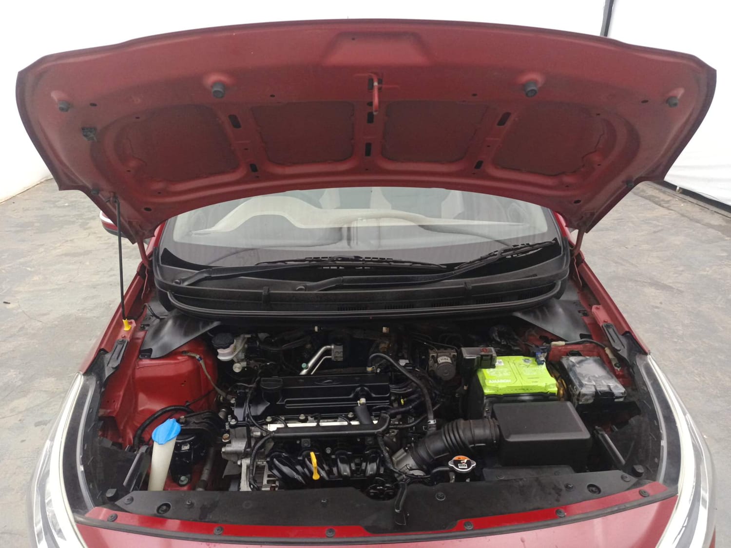Used 2016 Hyundai Elite i20 Sportz 1.2 Petrol Manual engine ENGINE & BONNET OPEN FRONT VIEW
