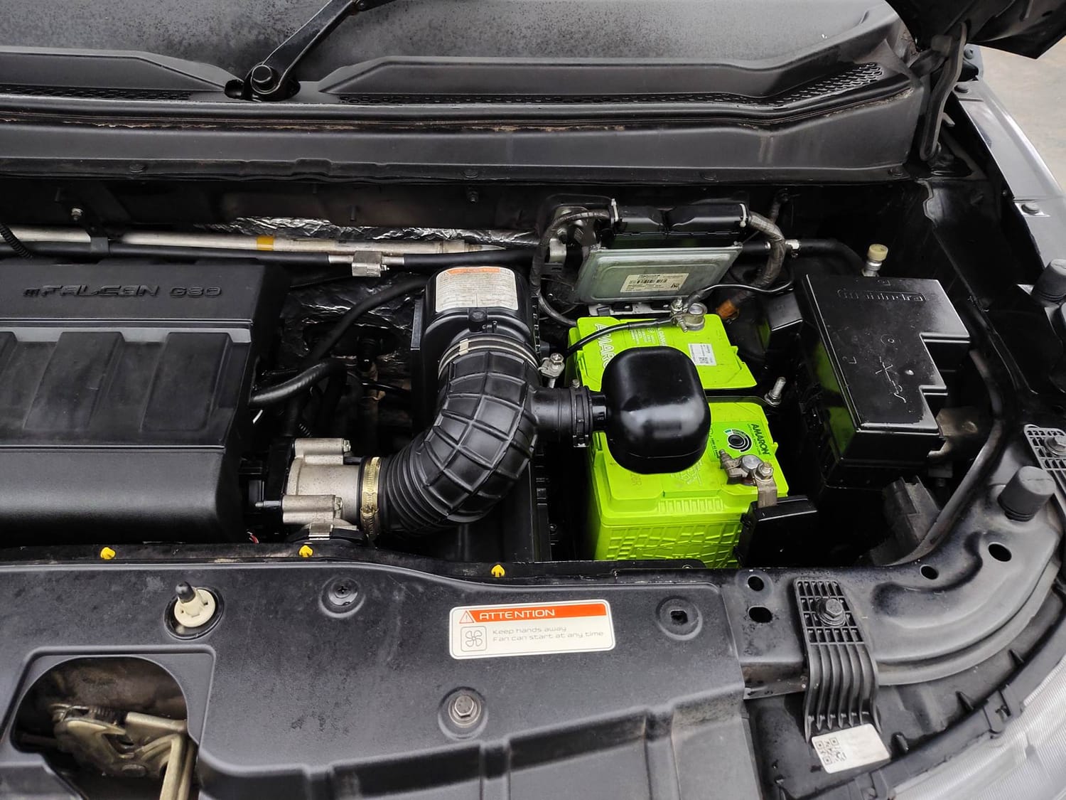 Used 2018 Mahindra KUV100 NXT K8 6 STR Petrol Manual engine ENGINE LEFT SIDE VIEW