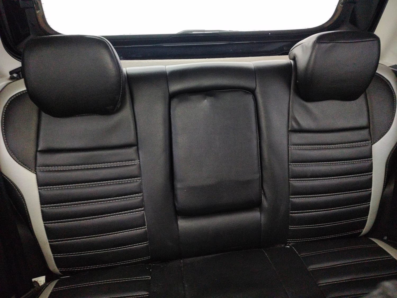 Used 2018 Mahindra KUV100 NXT K8 6 STR Petrol Manual interior REAR SEAT CONDITION VIEW