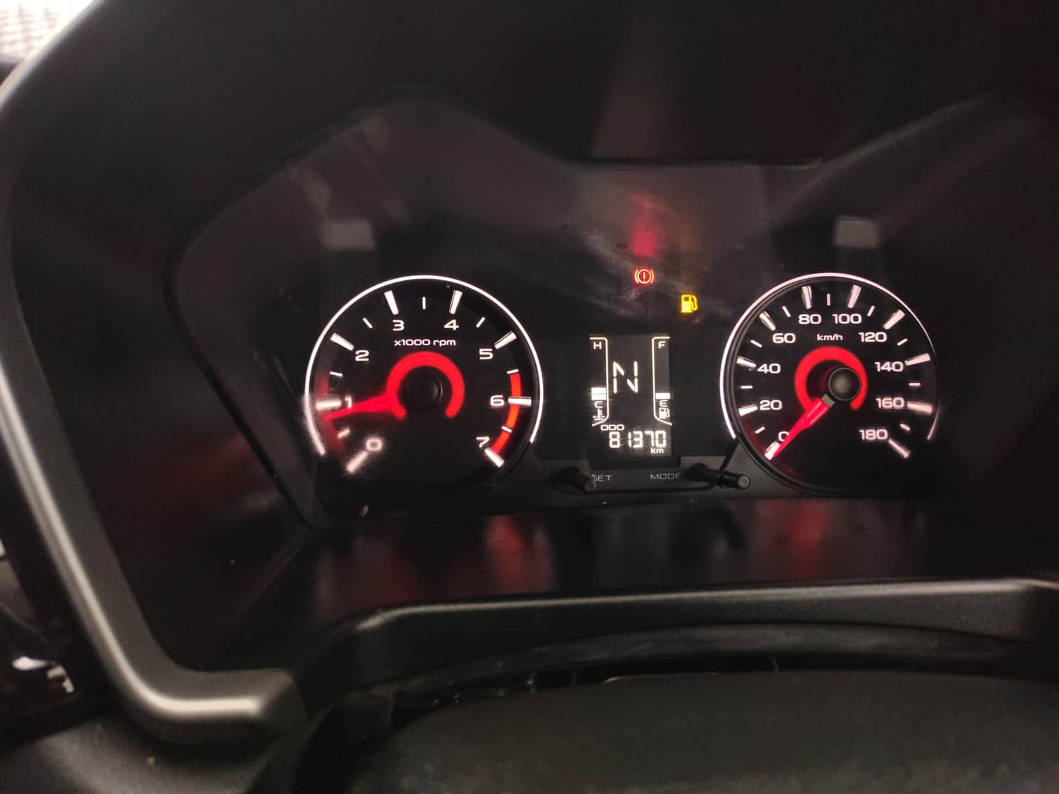 Used 2018 Mahindra KUV100 NXT K8 6 STR Petrol Manual interior CLUSTERMETER VIEW
