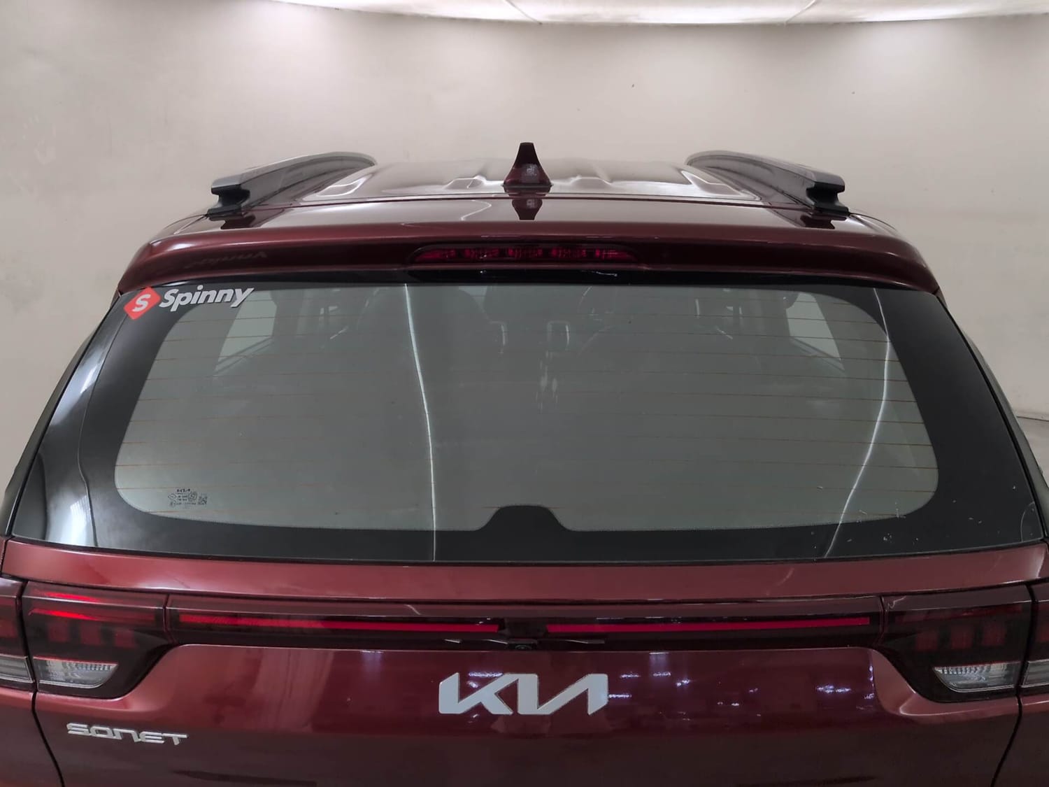 Used 2022 Kia Sonet HTX 1.5 AT Diesel Automatic exterior BACK WINDSHIELD VIEW