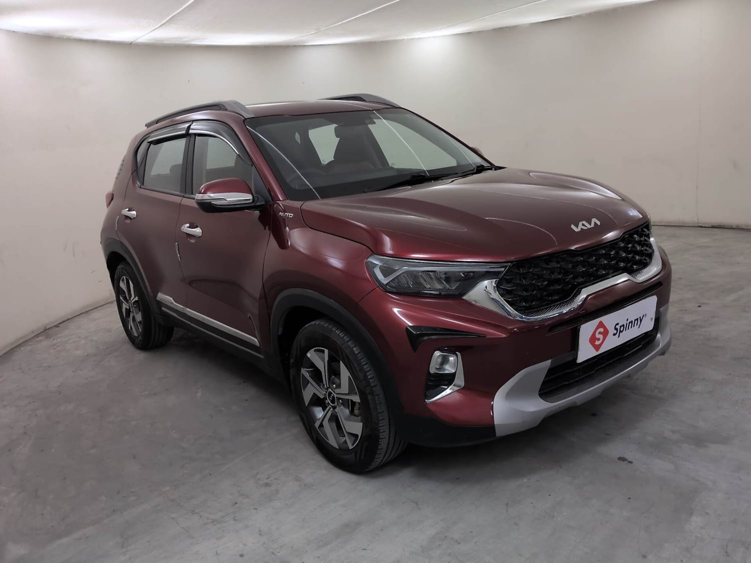 Used 2022 Kia Sonet HTX 1.5 AT Diesel Automatic exterior RIGHT FRONT CORNER VIEW