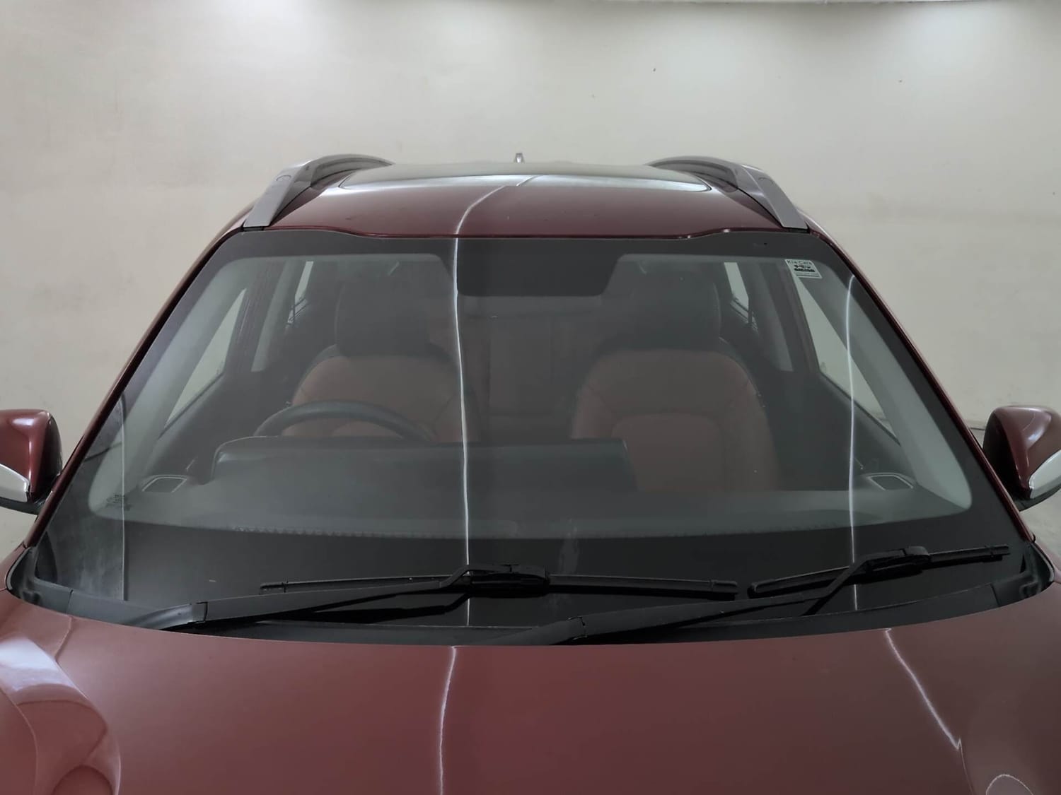 Used 2022 Kia Sonet HTX 1.5 AT Diesel Automatic exterior FRONT WINDSHIELD VIEW