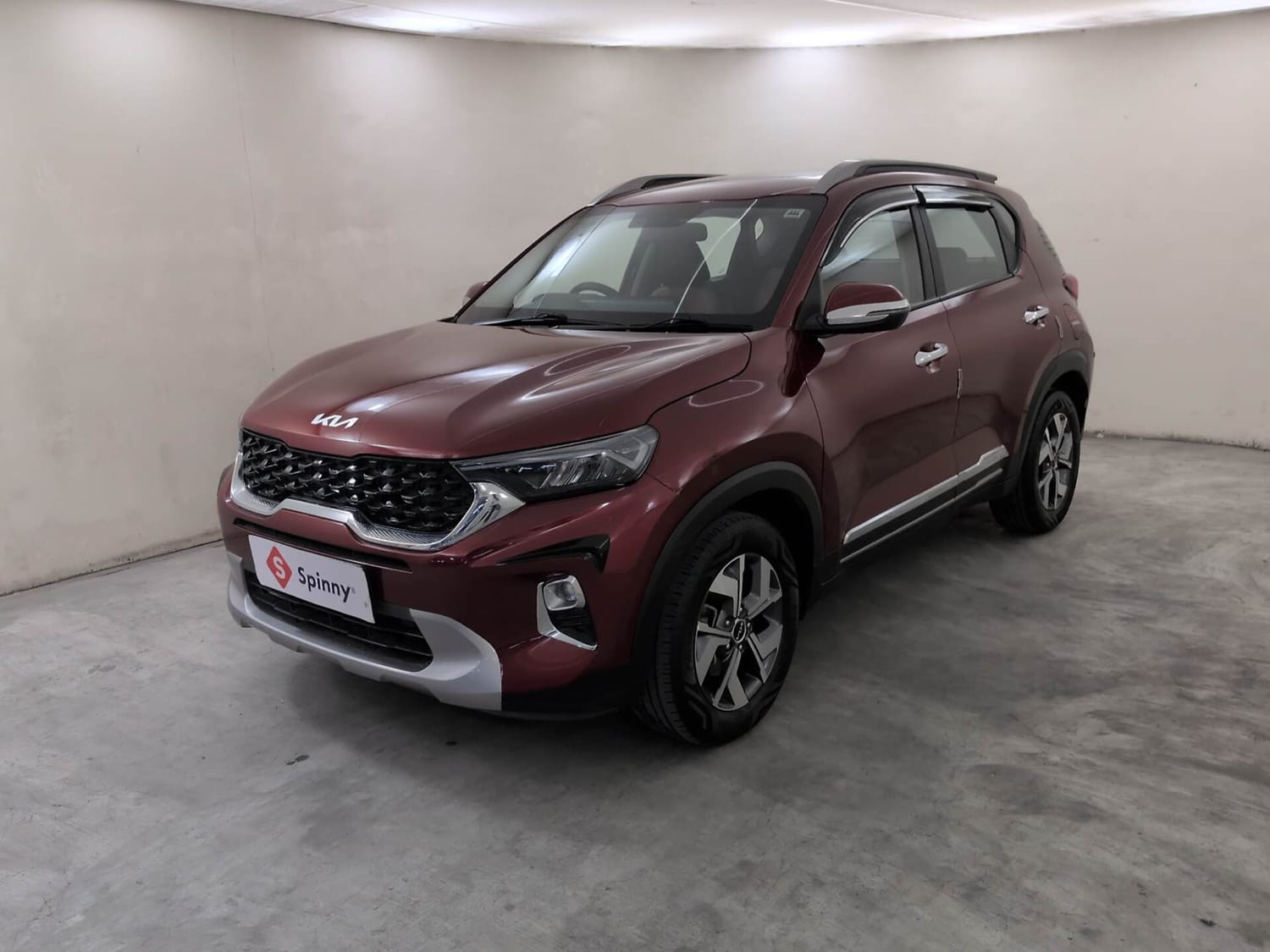 Used 2022 Kia Sonet HTX 1.5 AT Diesel Automatic exterior LEFT FRONT CORNER VIEW