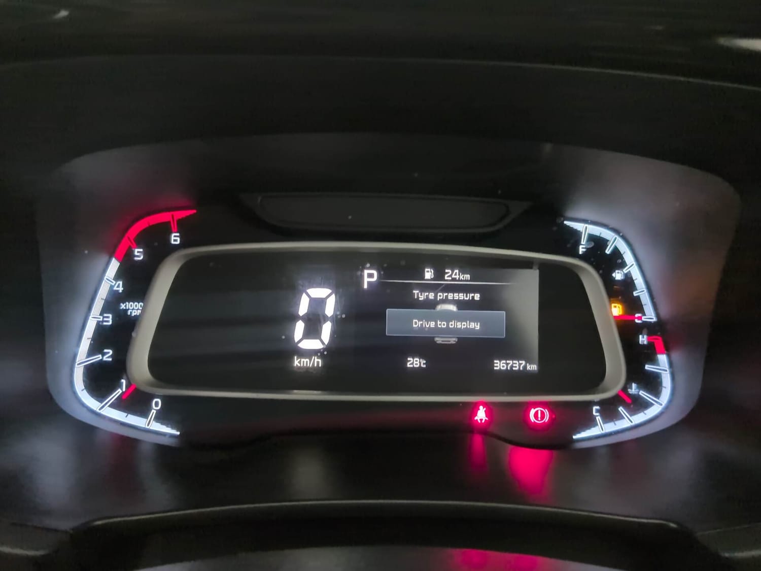 Used 2022 Kia Sonet HTX 1.5 AT Diesel Automatic interior CLUSTERMETER VIEW