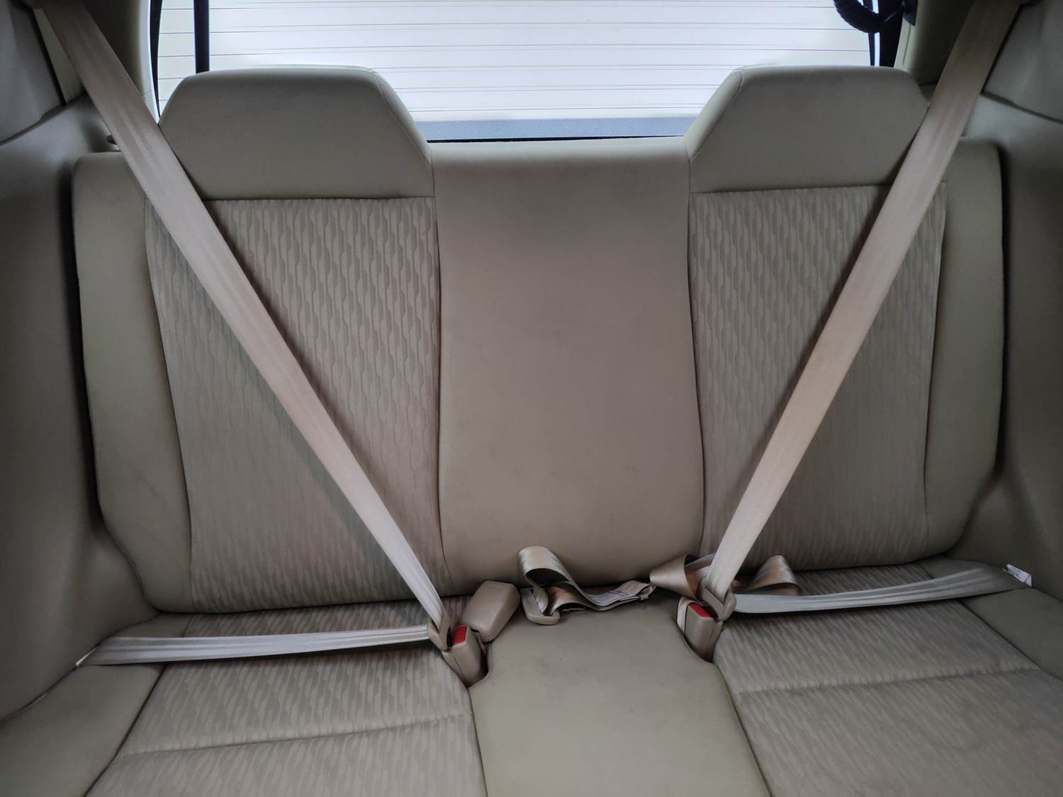 Used 2017 Honda Brio S MT Petrol Manual interior REAR SEAT CONDITION VIEW