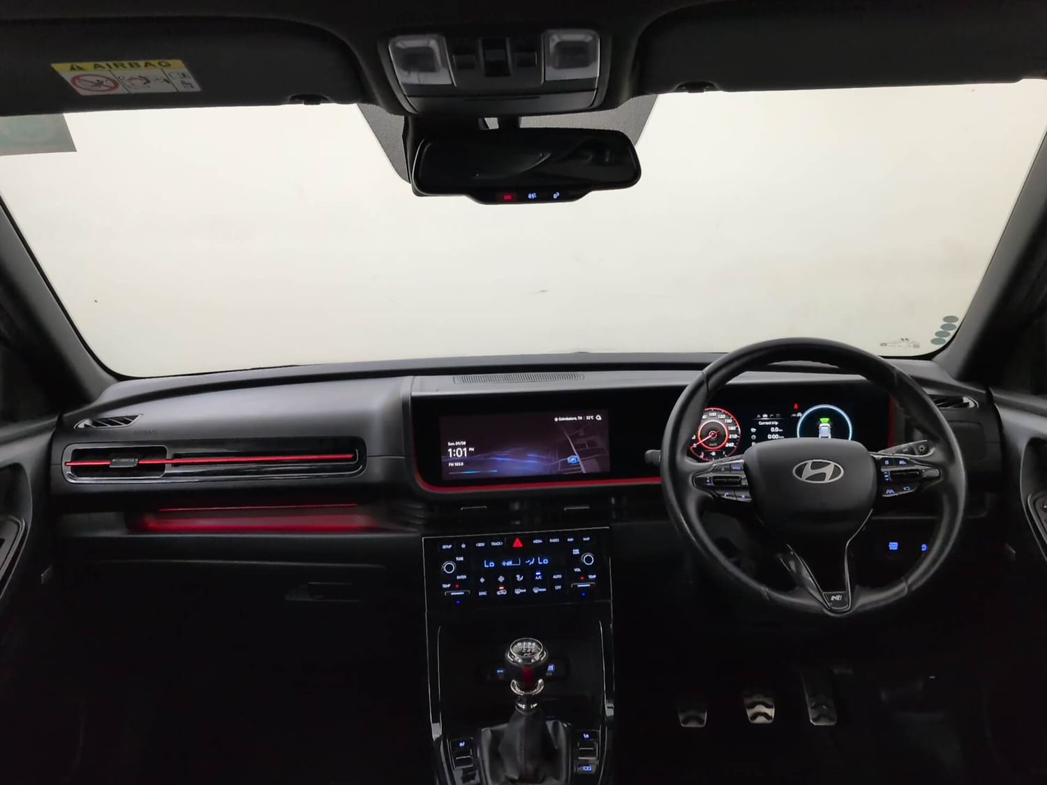Used 2024 Hyundai Creta N-Line N10 1.5 Turbo MT Petrol Manual interior DASHBOARD VIEW