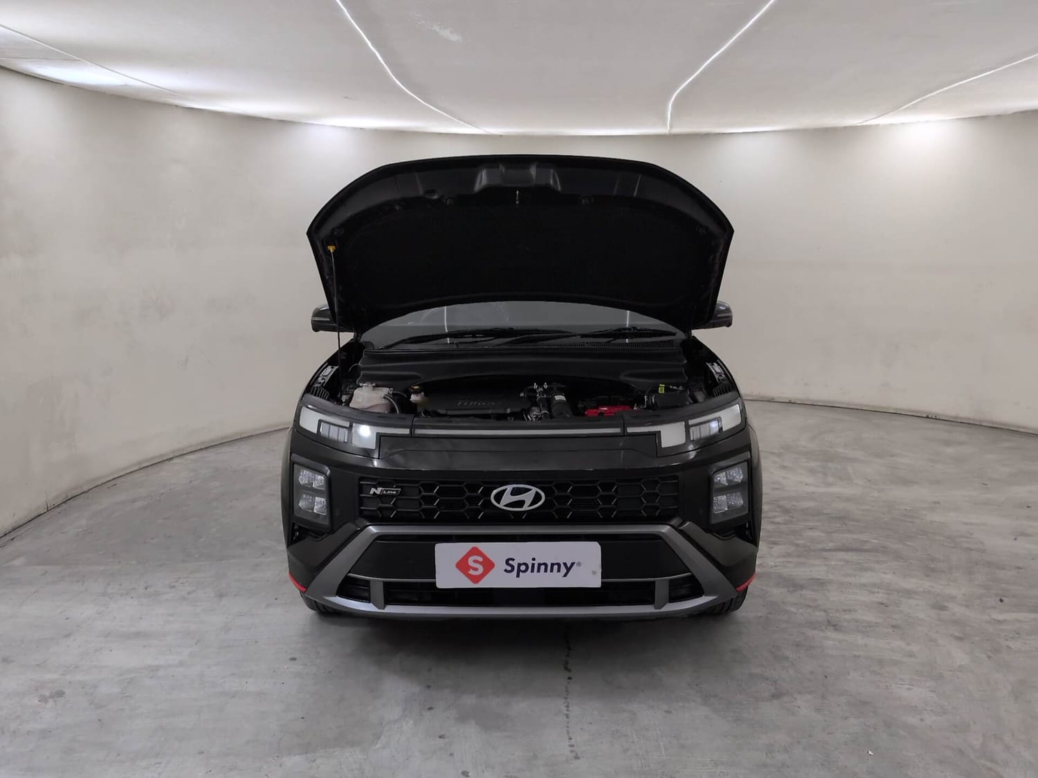 Used 2024 Hyundai Creta N-Line N10 1.5 Turbo MT Petrol Manual engine ENGINE & BONNET OPEN FRONT VIEW