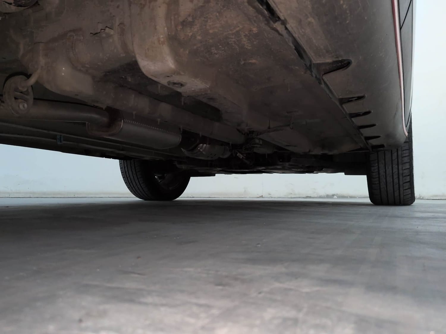 Used 2024 Hyundai Creta N-Line N10 1.5 Turbo MT Petrol Manual extra REAR RIGHT UNDERBODY VIEW