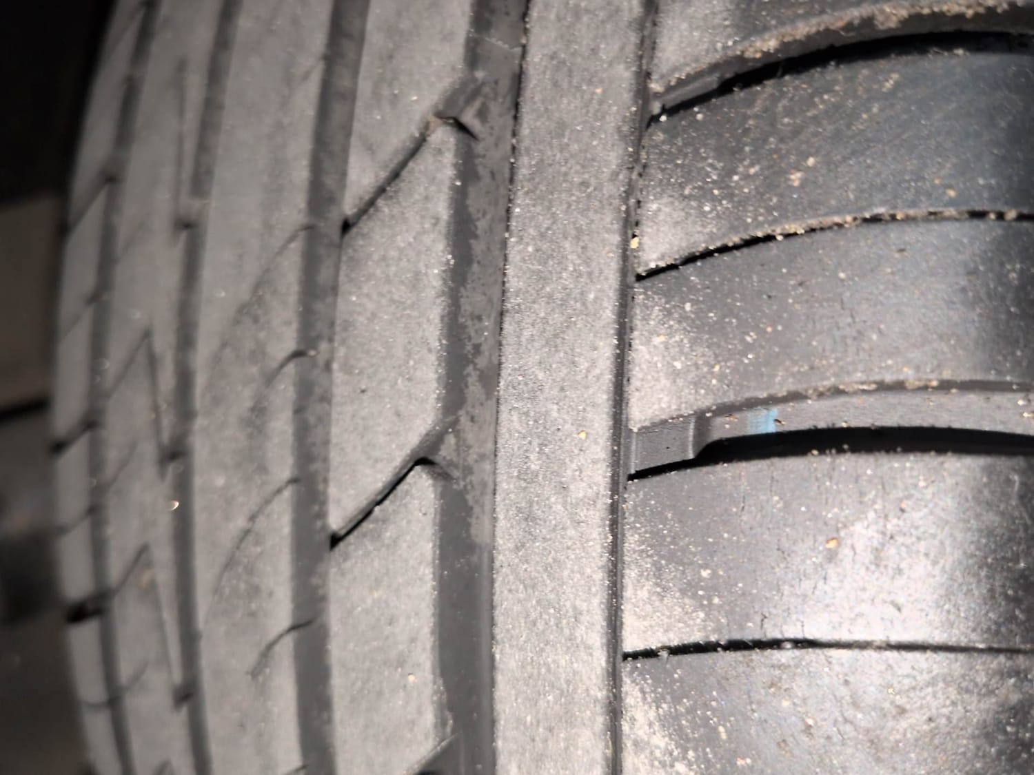 Used 2024 Hyundai Creta N-Line N10 1.5 Turbo MT Petrol Manual tyres LEFT REAR TYRE TREAD VIEW