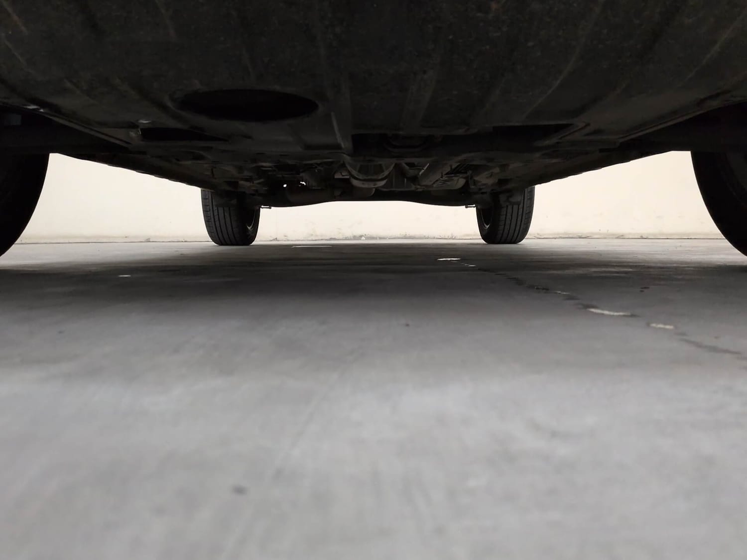 Used 2024 Hyundai Creta N-Line N10 1.5 Turbo MT Petrol Manual extra FRONT LEFT UNDERBODY VIEW