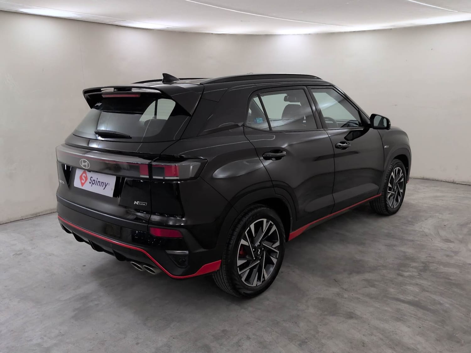 Used 2024 Hyundai Creta N-Line N10 1.5 Turbo MT Petrol Manual exterior RIGHT REAR CORNER VIEW