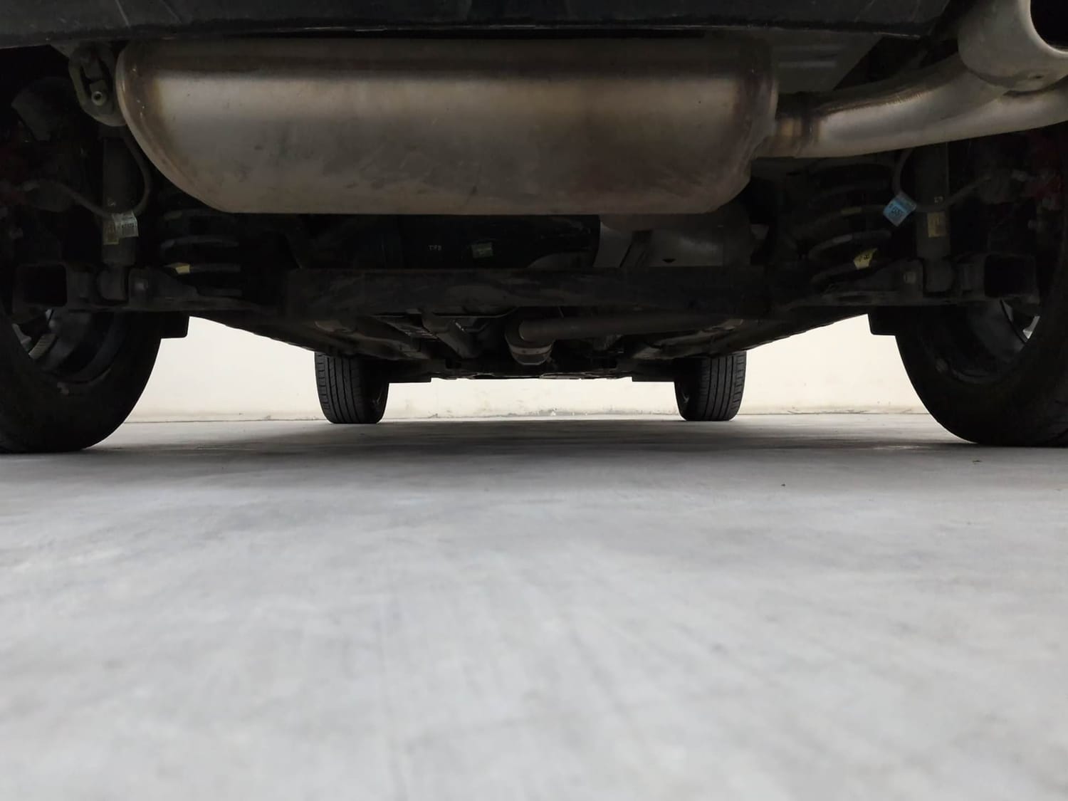Used 2024 Hyundai Creta N-Line N10 1.5 Turbo MT Petrol Manual extra REAR UNDERBODY VIEW (TAKEN FROM REAR)