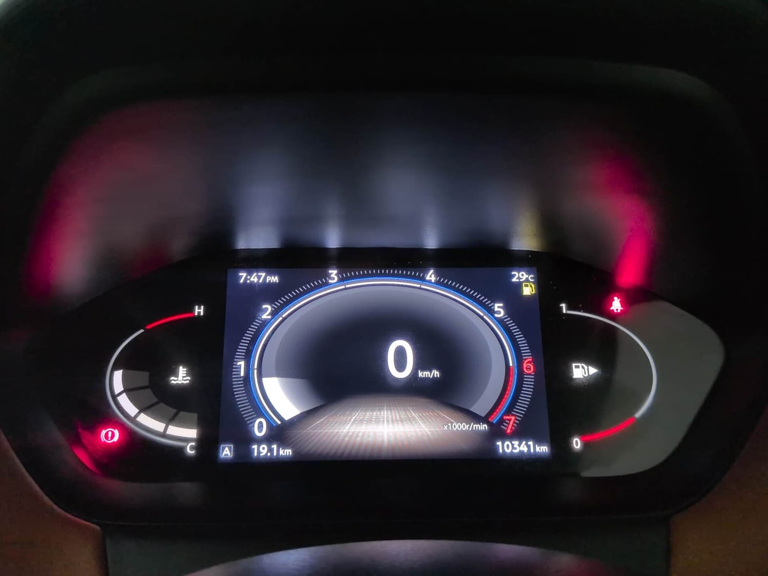 Used 2026 Nissan Magnite Tekna Plus HRAO 1.0 Turbo Petrol MT Dual Tone Petrol Manual interior CLUSTERMETER VIEW