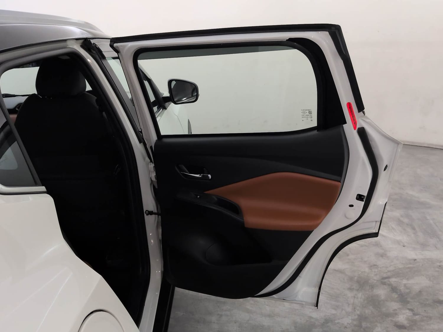 Used 2026 Nissan Magnite Tekna Plus HRAO 1.0 Turbo Petrol MT Dual Tone Petrol Manual interior RIGHT REAR DOOR OPEN VIEW