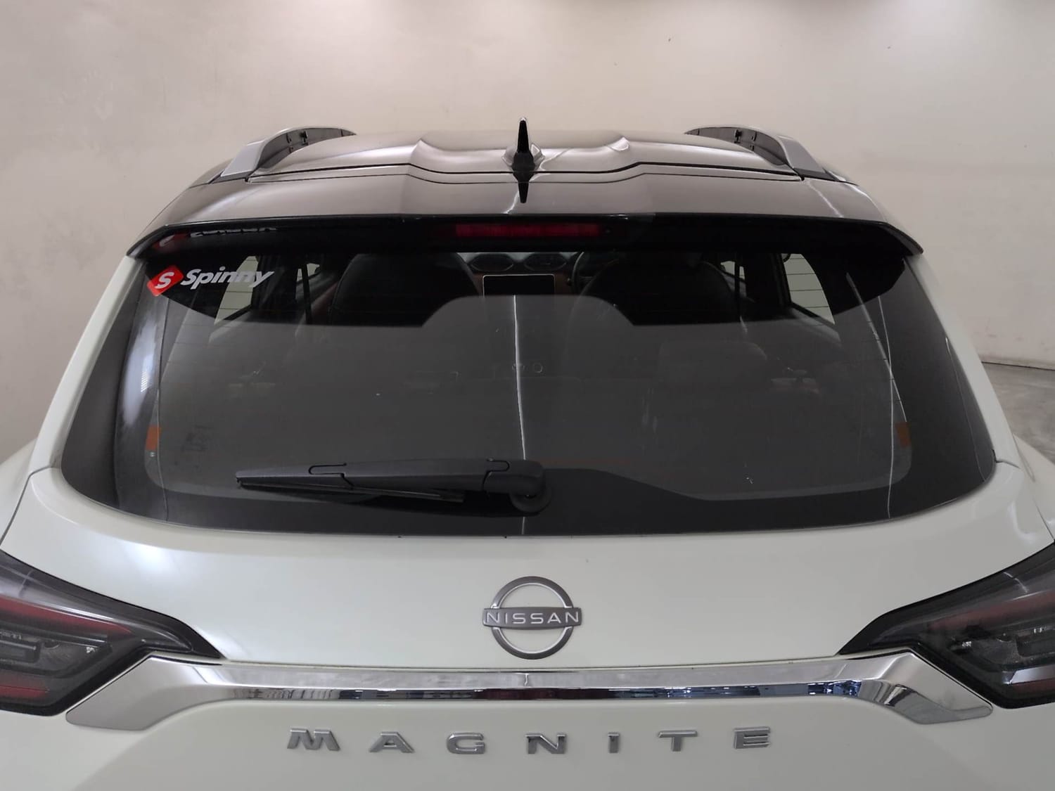 Used 2026 Nissan Magnite Tekna Plus HRAO 1.0 Turbo Petrol MT Dual Tone Petrol Manual exterior BACK WINDSHIELD VIEW