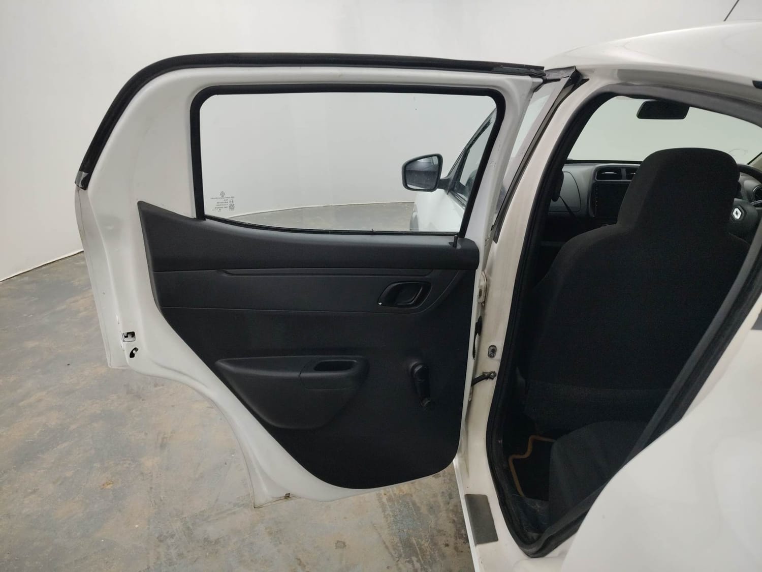 Used 2016 Renault Kwid RXT Petrol Manual interior LEFT REAR DOOR OPEN VIEW