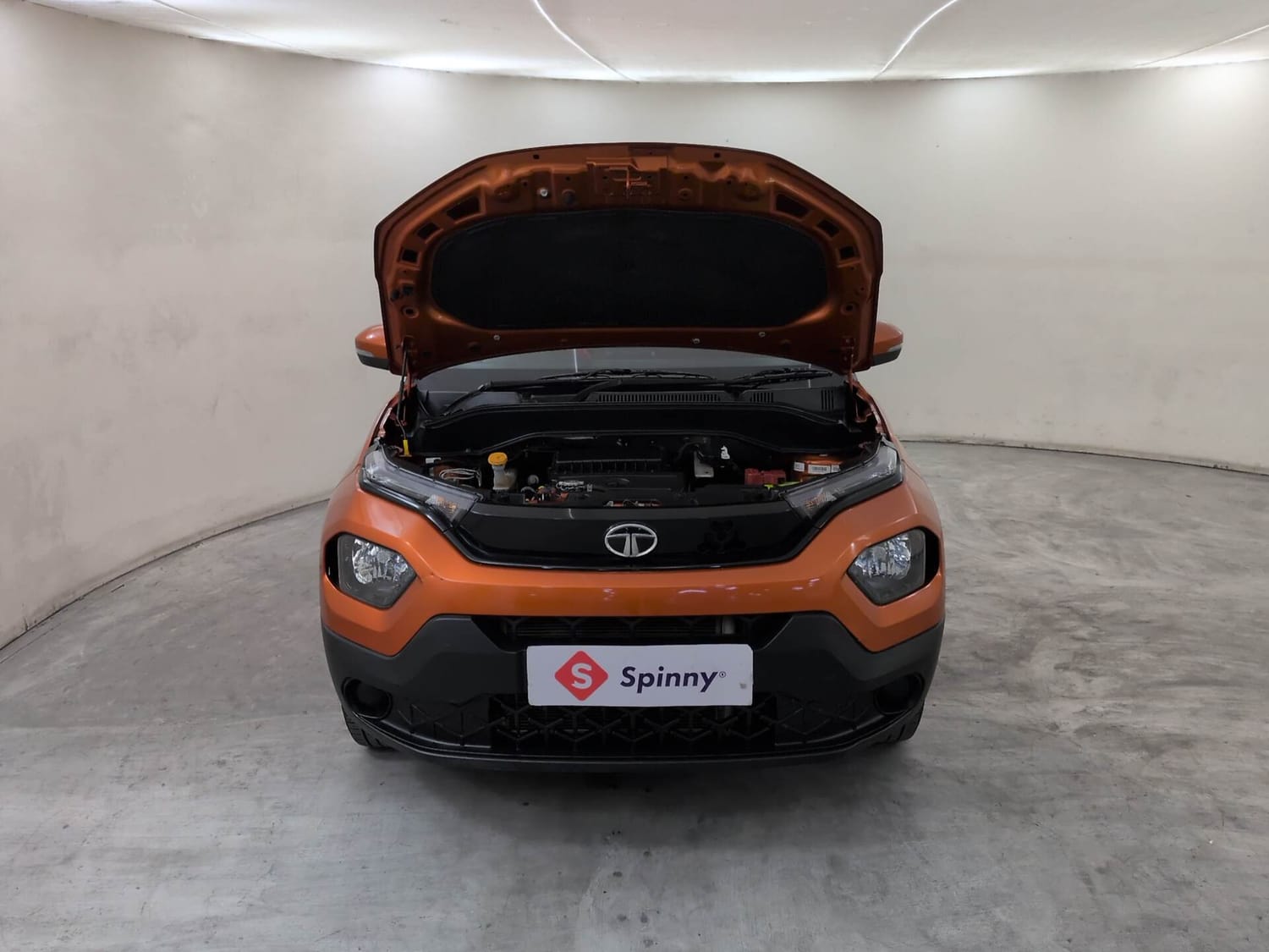 Used 2021 Tata Punch Adventure MT Petrol Manual engine ENGINE & BONNET OPEN FRONT VIEW