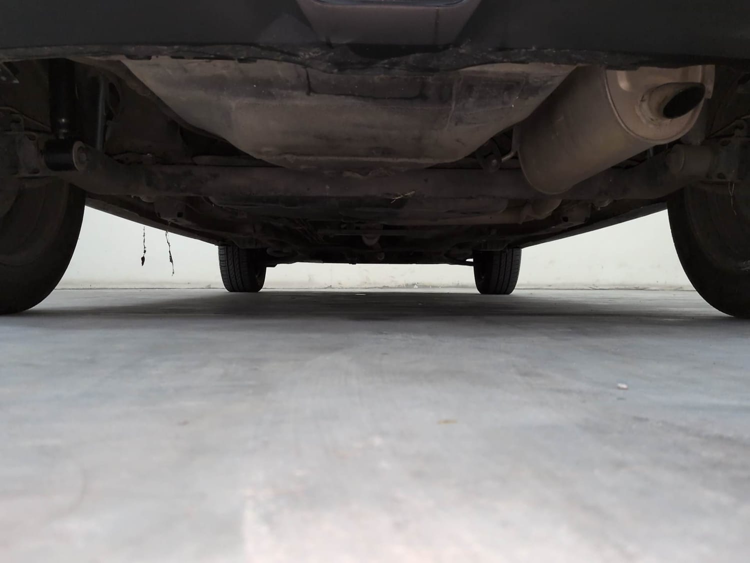 Used 2017 Tata Tiago Revotorq XT Diesel Manual extra REAR UNDERBODY VIEW (TAKEN FROM REAR)