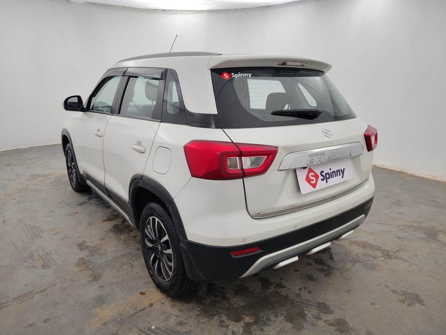 Used 2021 maruti-suzuki Vitara Brezza ZXi Plus Petrol Manual exterior LEFT REAR CORNER VIEW