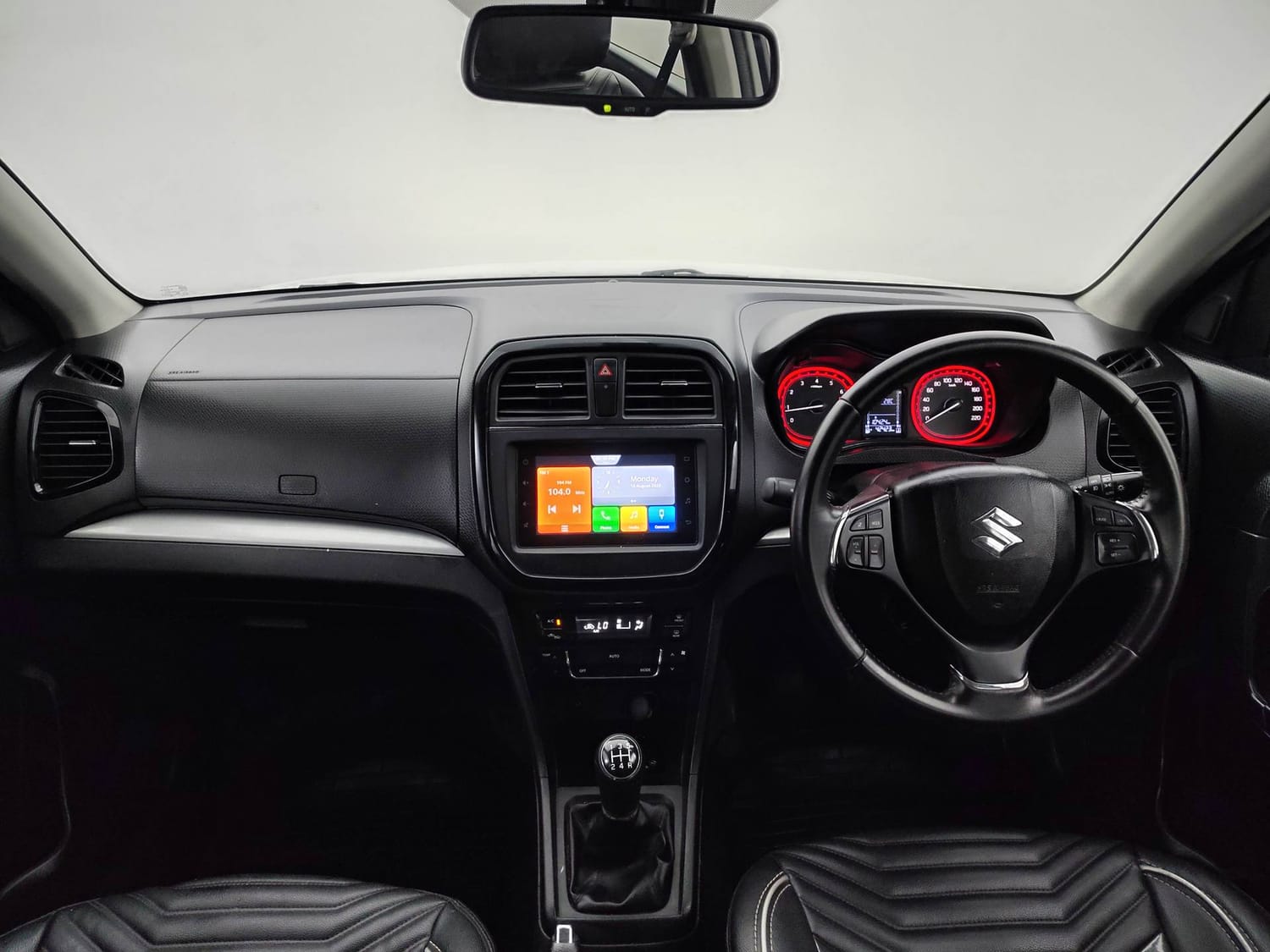 Used 2021 maruti-suzuki Vitara Brezza ZXi Plus Petrol Manual interior DASHBOARD VIEW
