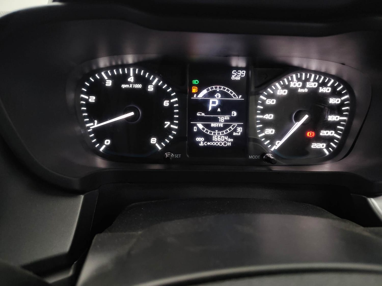Used 2023 Tata Altroz XTA Petrol Petrol Automatic interior CLUSTERMETER VIEW
