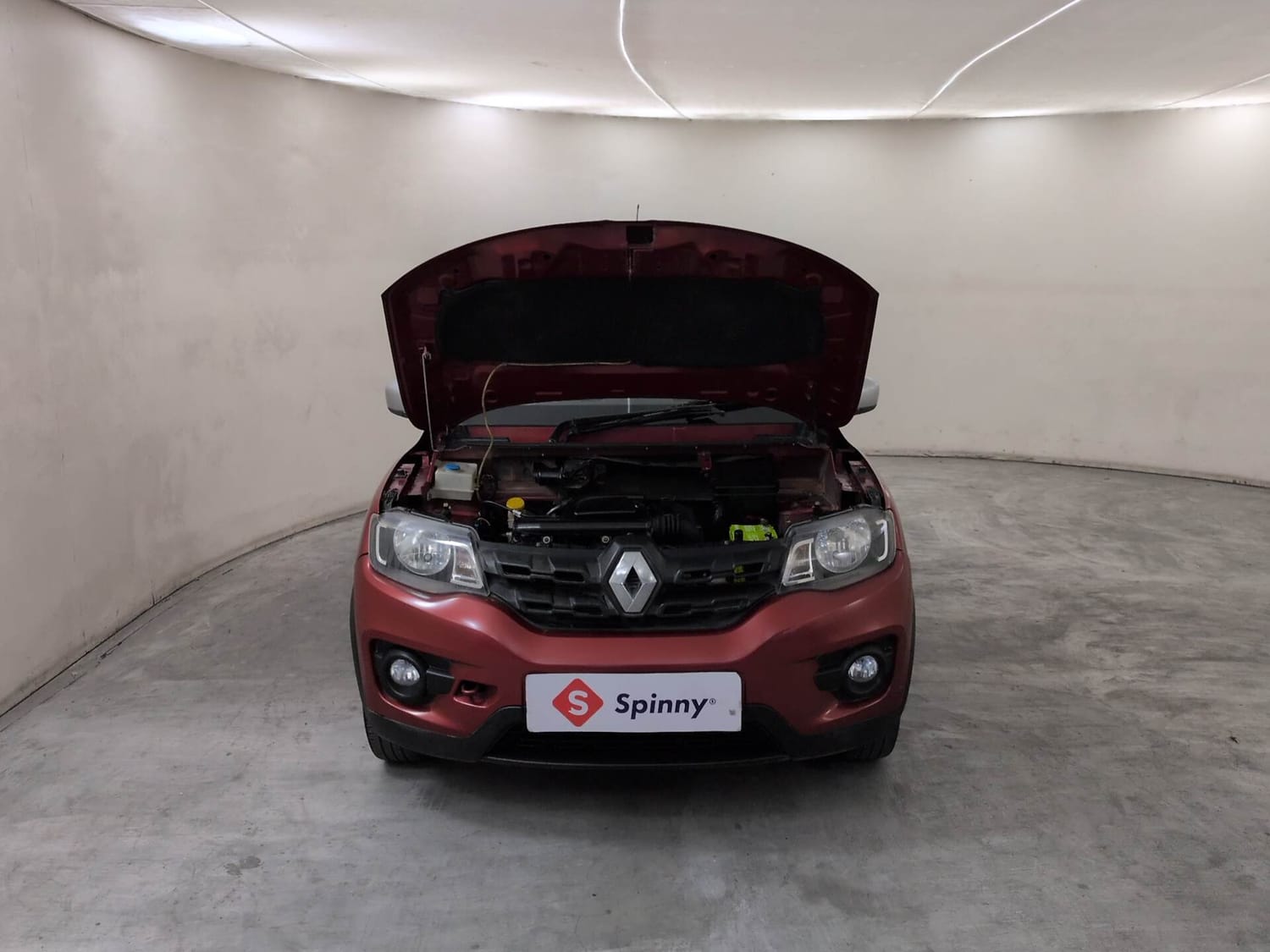 Used 2016 Renault Kwid 1.0 RXT Petrol Manual engine ENGINE & BONNET OPEN FRONT VIEW