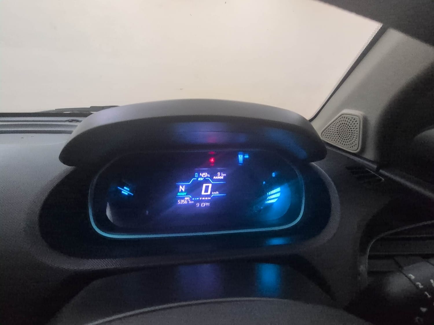 Used 2023 Tata Tiago EV XT Medium Range Electric Automatic interior CLUSTERMETER VIEW