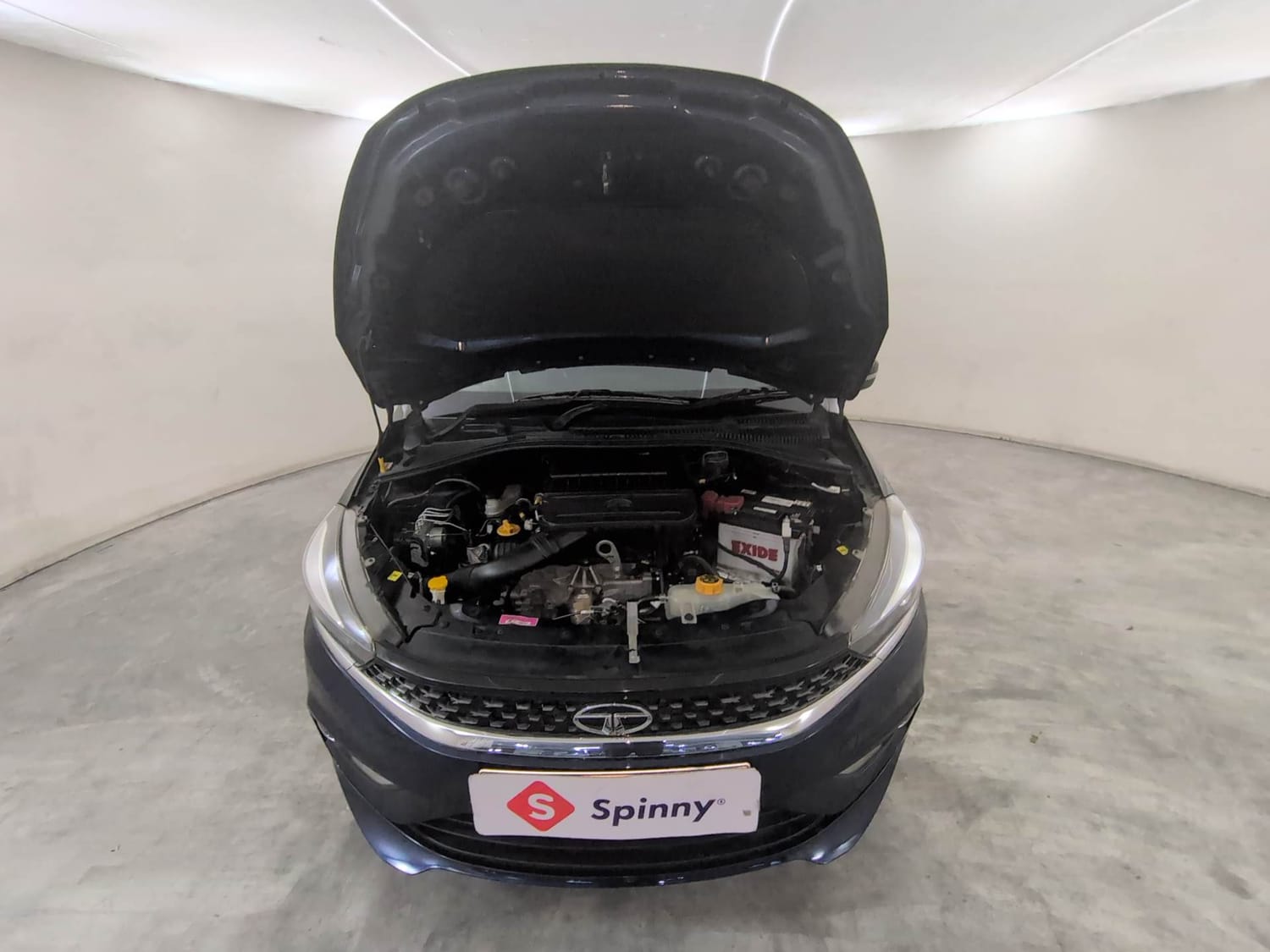 Used 2023 Tata Tiago XZA Plus Petrol Automatic engine ENGINE & BONNET OPEN FRONT VIEW