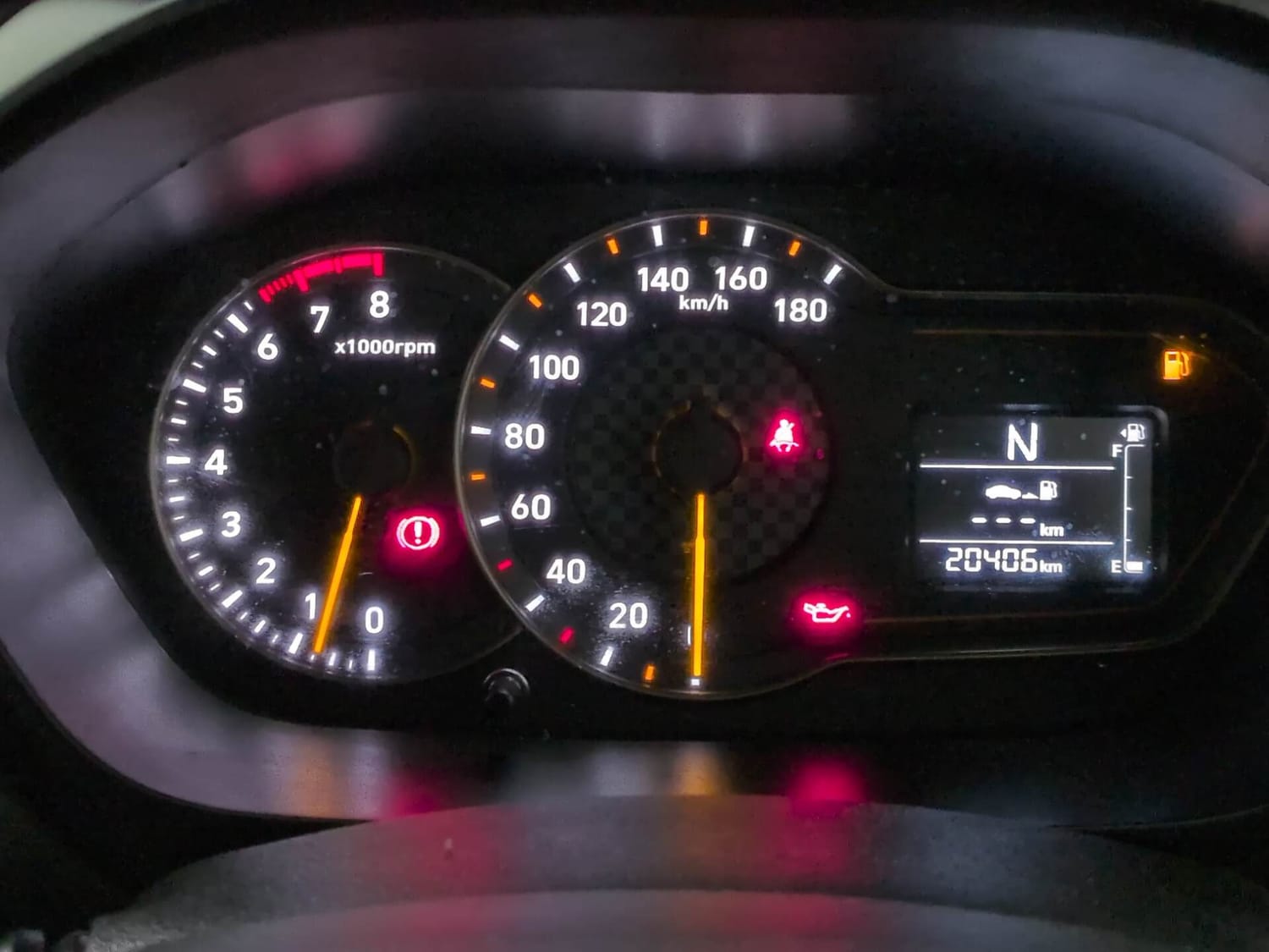 Used 2022 Hyundai Santro Sportz AMT Petrol Automatic interior CLUSTERMETER VIEW