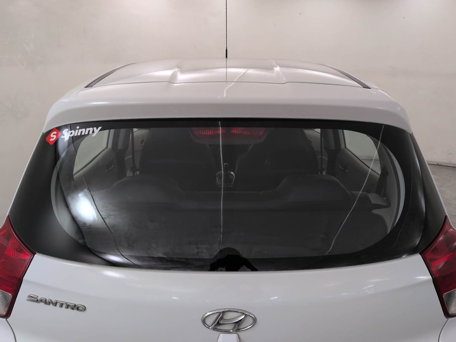 Used 2022 Hyundai Santro Sportz AMT Petrol Automatic exterior BACK WINDSHIELD VIEW