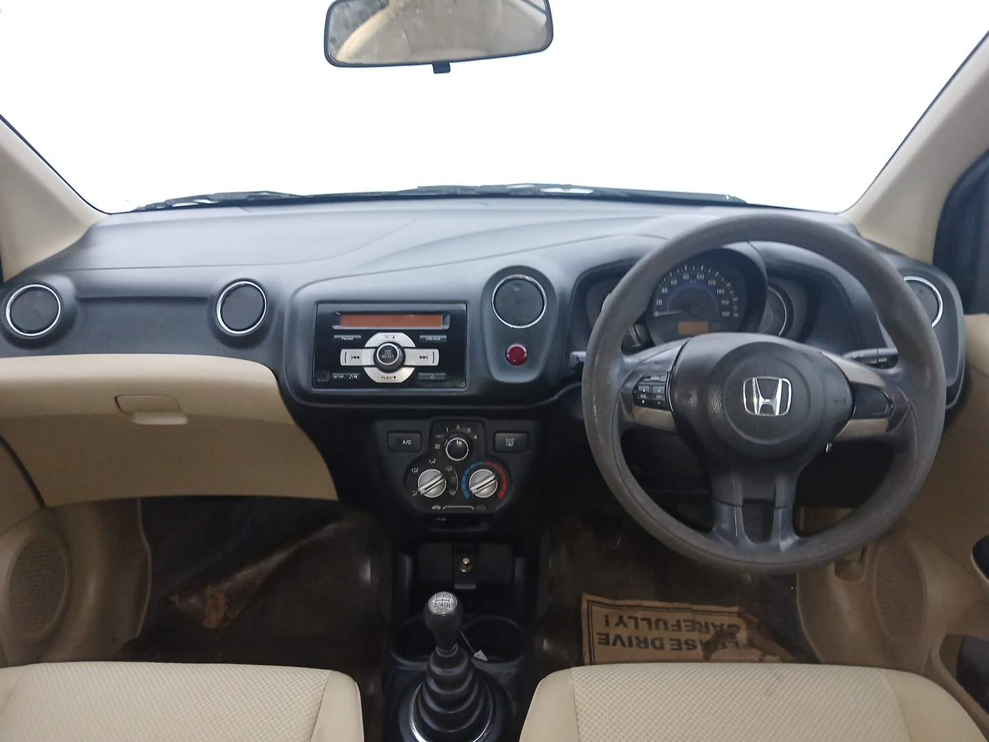 Used 2016 Honda Brio S MT Petrol Manual interior DASHBOARD VIEW