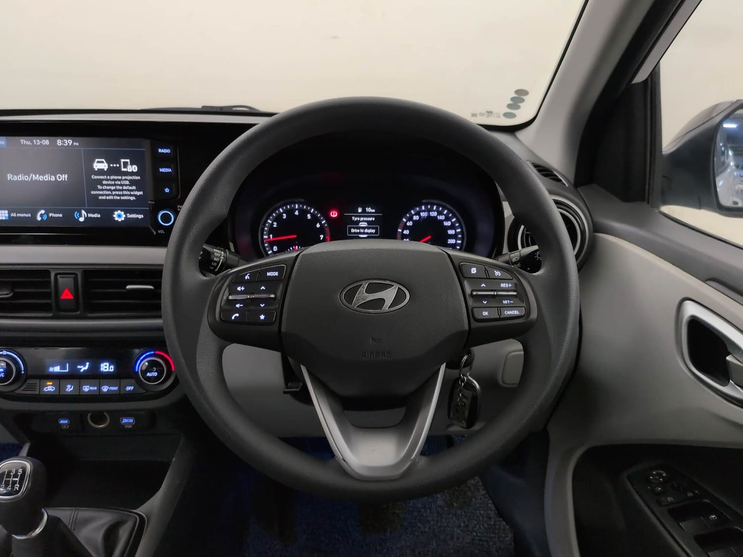 Used 2023 Hyundai Grand i10 Nios Sportz 1.2 Kappa VTVT Petrol Manual interior STEERING VIEW
